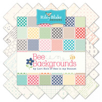 Riley Blake Fabric - Bee Backgrounds - Lori Holt - Fat Quarter Bundle