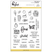 Pinkfresh Studio Clear Stamp Set - Fit As A Fiddle