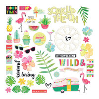 Fancy Pants - Hello Sunshine Ephemera Cardstock Die-Cuts