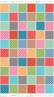 Riley Blake Fabric - Bee Basics - Lori Holt - Patchwork Panel