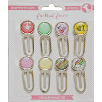 Freckled Fawn Epoxy Paper Clips - Spring - Set of 8