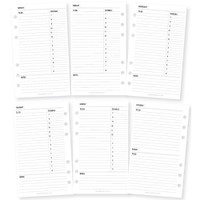 Carpe Diem - Simple Stories - Planner Essentials Double-Sided Personal Inserts - Daily 