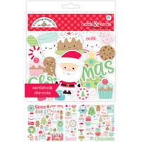 Doodlebug Odds & Ends Die-Cuts - Milk & Cookies - Set of 93