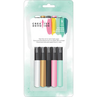American Crafts - Creative Devotion Opaque Medium Tip Markers - Set of 5