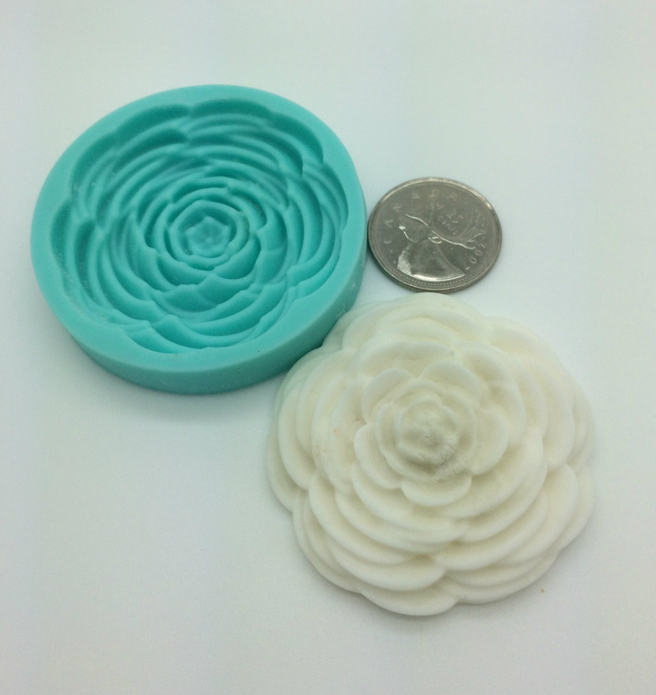 Rose Flower Silicone Mold Christines Molds
