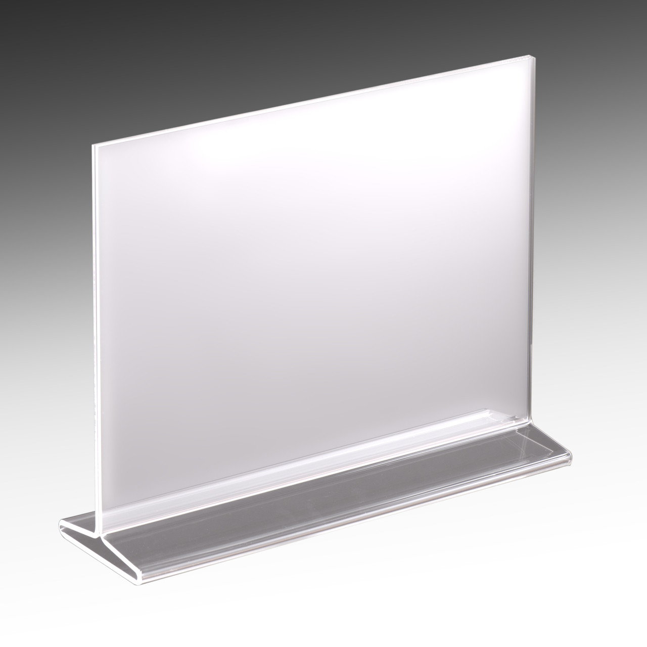 Acrylic Sign Holder - Top Load - 11"w X 8.5"h - The Global Display ...