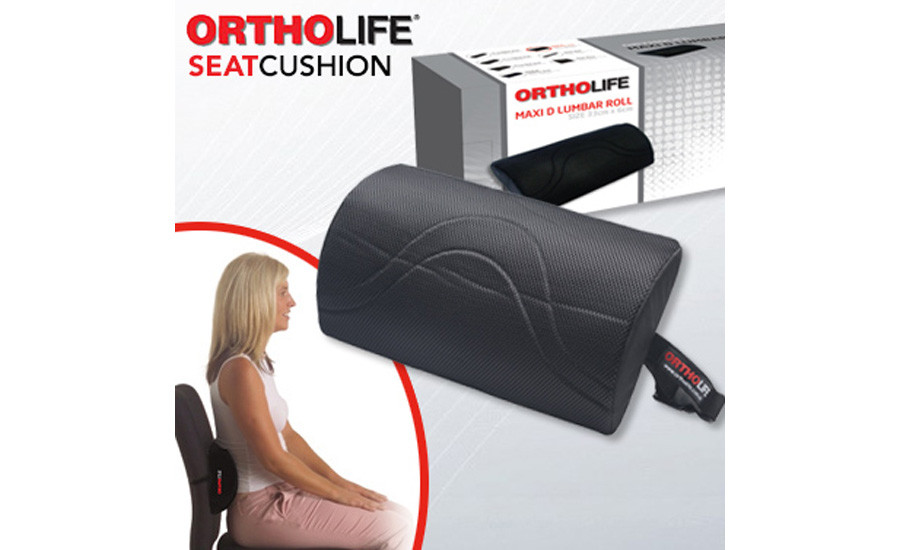 Back Lumbar D Roll Chair or Car Seat Support Posture Brace Support