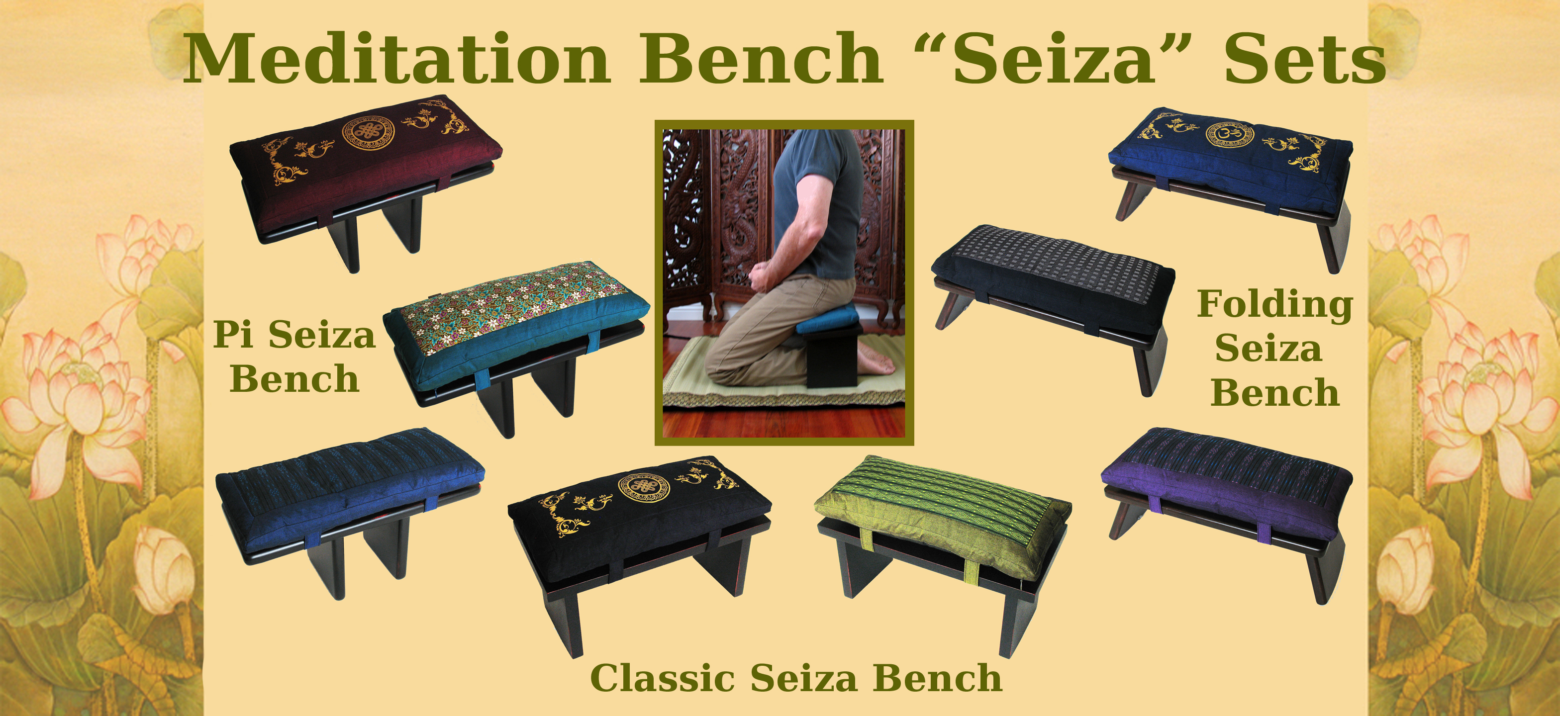 Meditation Bench Sets Boon Decor