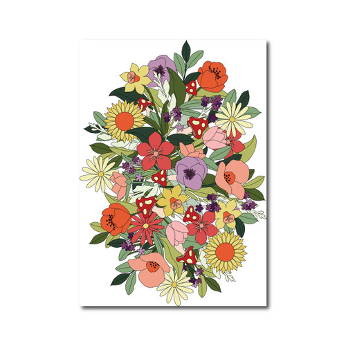 flower poster on white amy robison