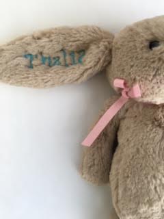 monogrammed jellycat bunny