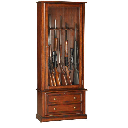 800 - classic 8 gun cabinet - american furniture classics