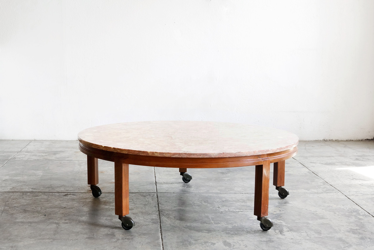 Sold Vintage Pink Marble And Walnut Round Coffee Table Rehab - Walnut Round Coffee Table Image sold vintage pink marble and walnut round coffee table rehab - walnut round coffee table image