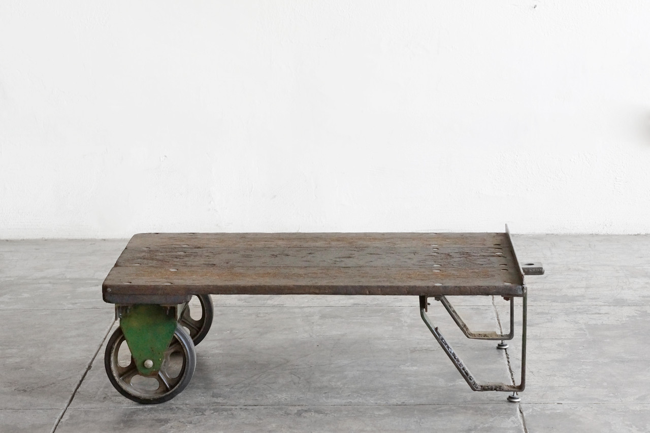sold - vintage industrial cart/ coffee table - rehab vintage interiors sold - vintage industrial cart/ coffee table - rehab vintage interiors