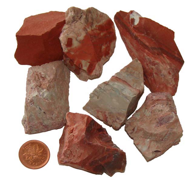 red jasper stone raw