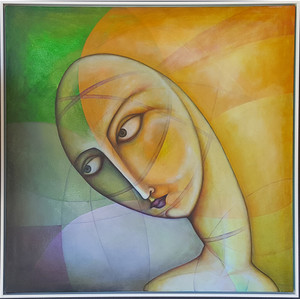 Ethereal Portrait on Canvas by Sam Russell
