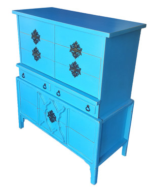 Vintage Modern Tallboy Dresser