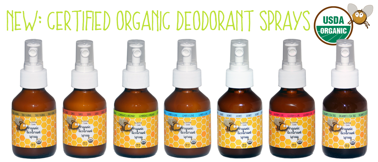 Organic Deodorant Sprays