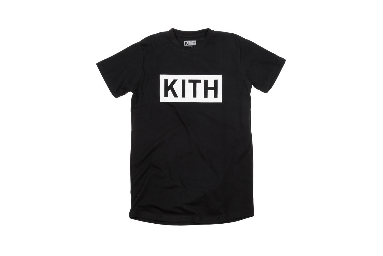KITH Classics Logo Tee - Black / White - curatedsupply.com