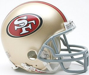 San Francisco 49ers Riddell NFL Replica Mini Helmet - Case of 24 Helmets - GT Wholesale