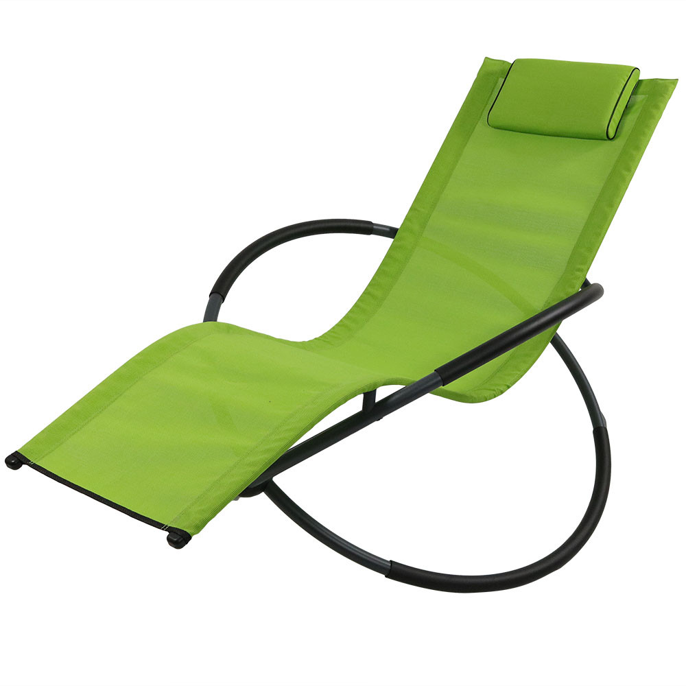 Zero Gravity Rocking Lounger w/Pillow, Orbital, Folding ...