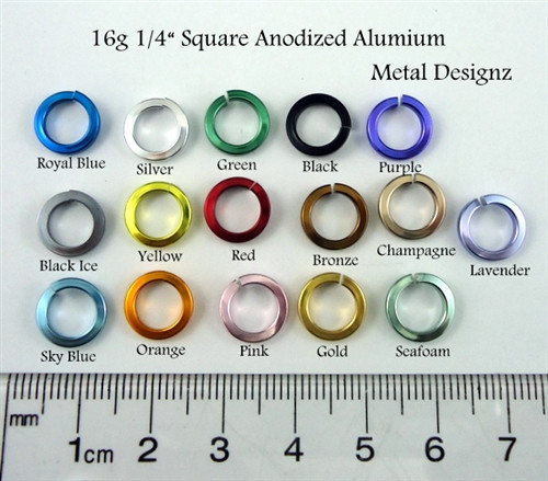Square Jump Rings Square Jump Rings
