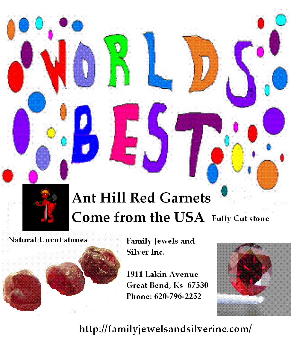 Ant Hill Red Garnets from Family Jewels