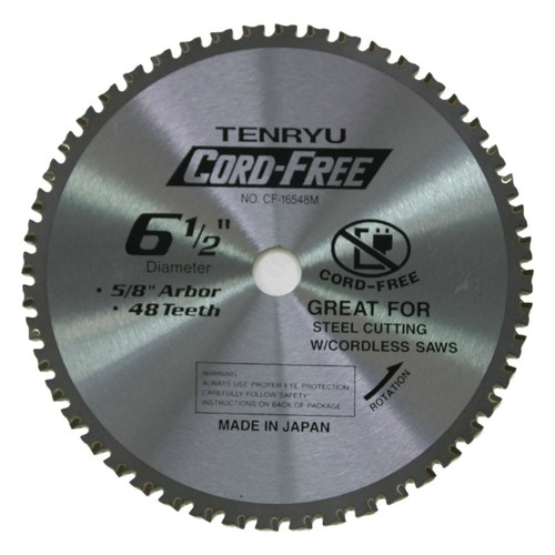 6 1/2" Cord-Free Steel Cutting Blade 6 1/2" Cord-Free Steel Cutting Blade