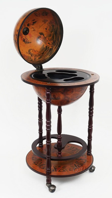 Old World Globe Wood Hidden Home Bar Cart 17 Captjimscargo Old World Globe Wood Hidden Bar Cart