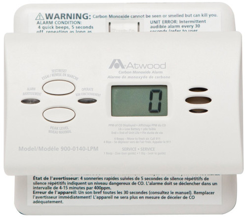 Atwood Carbon Monoxide Alarm/Detector - Single - White - RVSupplies.com