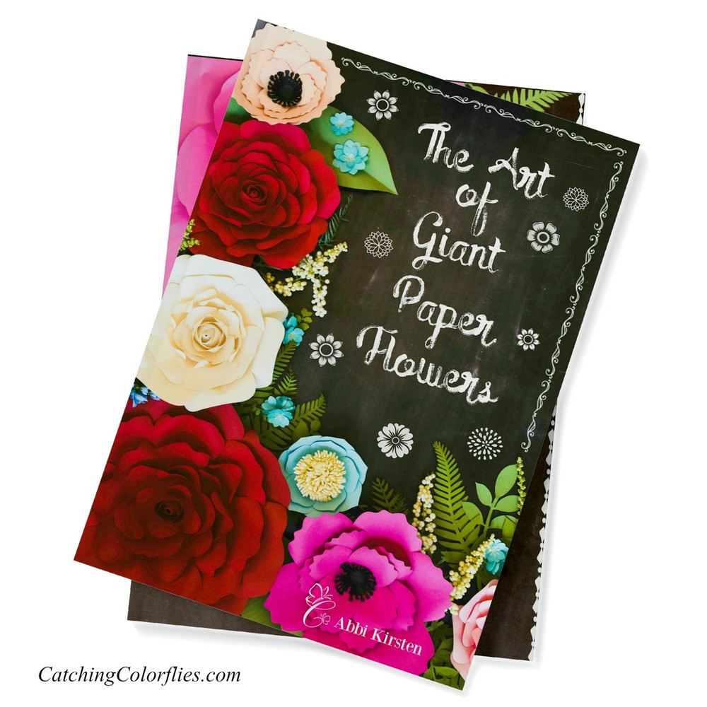 The Art of Giant Paper Flowers Hardback Art Book with Flower Template
