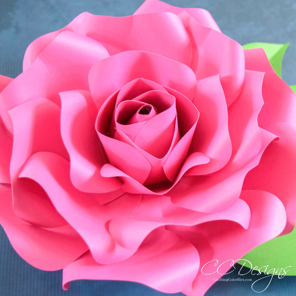 alora garden giant paper rose template amp tutorial paper flower roses