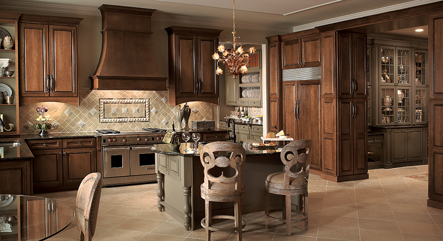 kitchen colors: dark is the new neutral - kraftmaid kitchen colors: dark is the new neutral - kraftmaid