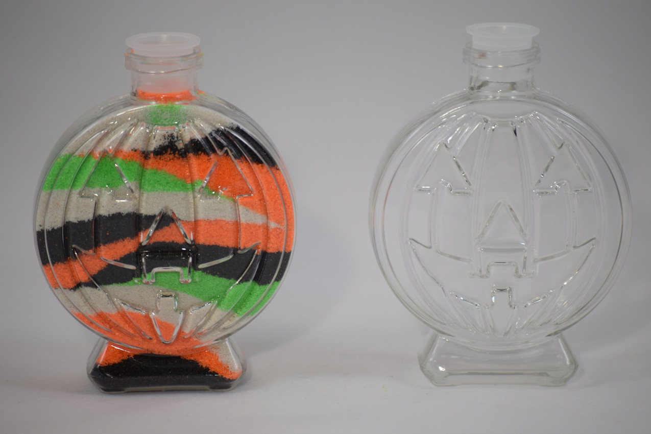 Sand Art Pumpkin Bottle