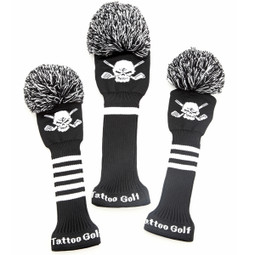 knit club covers Old School Knit club covers. Clubs are not cheap so protect your investment with this retro knit covers for your driver, 3 wood, and 5 wood or hybrid. Save $10 when purchasing all 3!