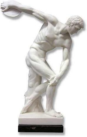 discus thrower marble italian statues import sculpture allsculptures figurines