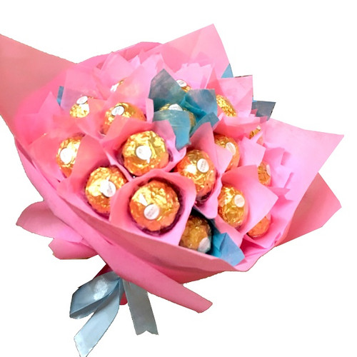 12 White Roses, Casablanca Lilies & Snapdragons Flower Delivery Philippines