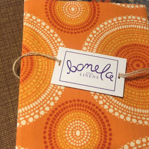Bonela Linens - Orange Spiral