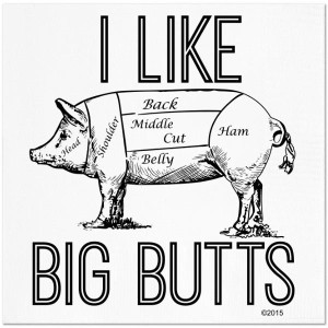 Big Butts Cocktail Napkins