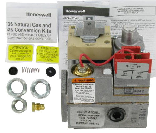 Honeywell Vs820a1088 Powerpile Millivolt Gas Valve 8385