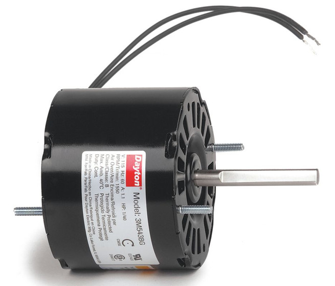 1 40 hp 1550 rpm 115 volt 3 3 quot diameter dayton electric condenser fan motor hp chart