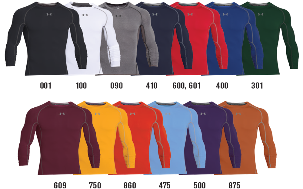 under armour long sleeve compression shirt youth