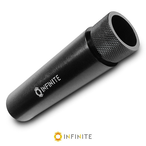 1/228 Fake Suppressor w/ Knurled End Black Aluminum Infinite