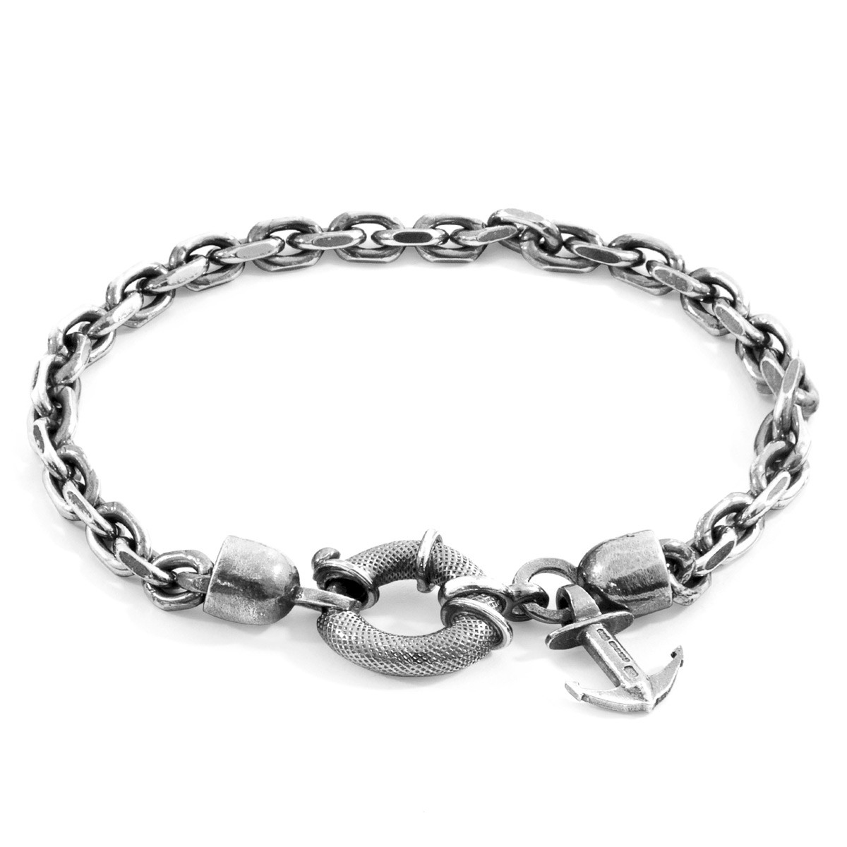 Salcombe Mooring Silver Chain Bracelet