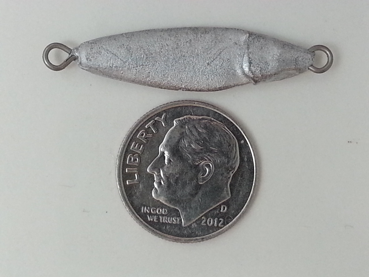 ICE FISHING JIGS - 1/8 OZ JIGGING SPOON UNPAINTED - walleyesupply.com