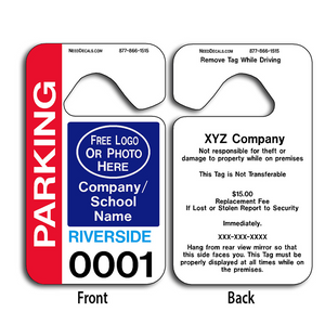 parking pass template