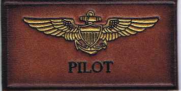 leather embossed nametag nametags flight suit wings patches things