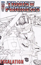 Transformers: Escalation # 4c rare incentive cover