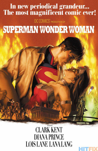 Superman / Wonder Woman # 17b Limited 'MOVIE' Variant