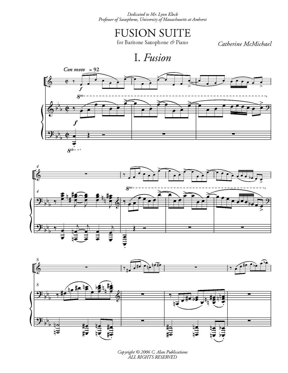 fusion suite c alan publications baritone sax chart