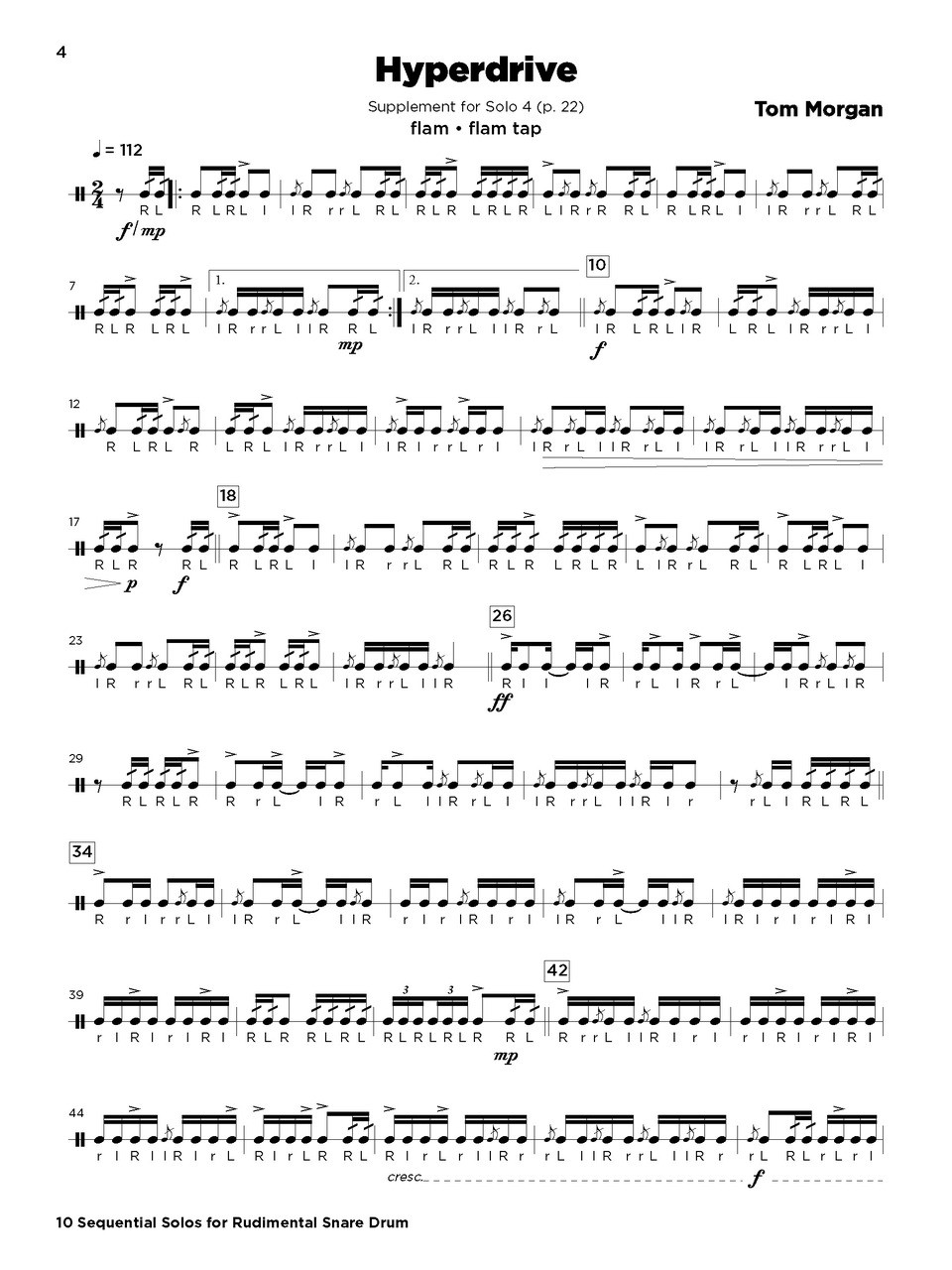 drumline transcriptions